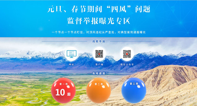 每周通报·第一周 元旦春节期间“四风”问题监督举报曝光 专区通报10起典型案例