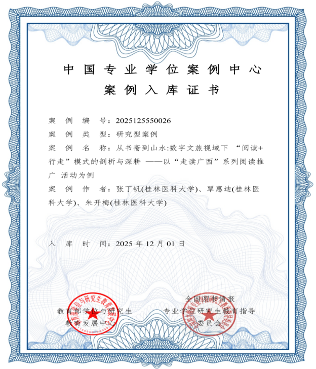 喜报！图书情报2篇案例入库中国专业学位案例中心